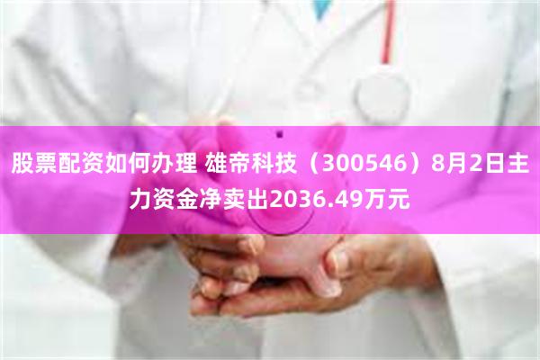 股票配资如何办理 雄帝科技（300546）8月2日主力资金净卖出2036.49万元