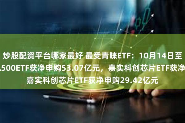 炒股配资平台哪家最好 最受青睐ETF：10月14日至18日国泰中证A500ETF获净申购53.07亿元，嘉实科创芯片ETF获净申购29.42亿元