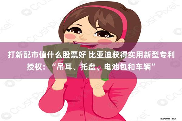 打新配市值什么股票好 比亚迪获得实用新型专利授权：“吊耳、托盘、电池包和车辆”