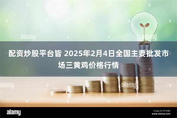 配资炒股平台皆 2025年2月4日全国主要批发市场三黄鸡价格行情